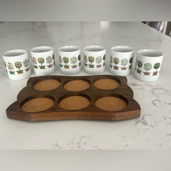 Espalier Lipper & Mann coffee cup set - Picture 2 of 6